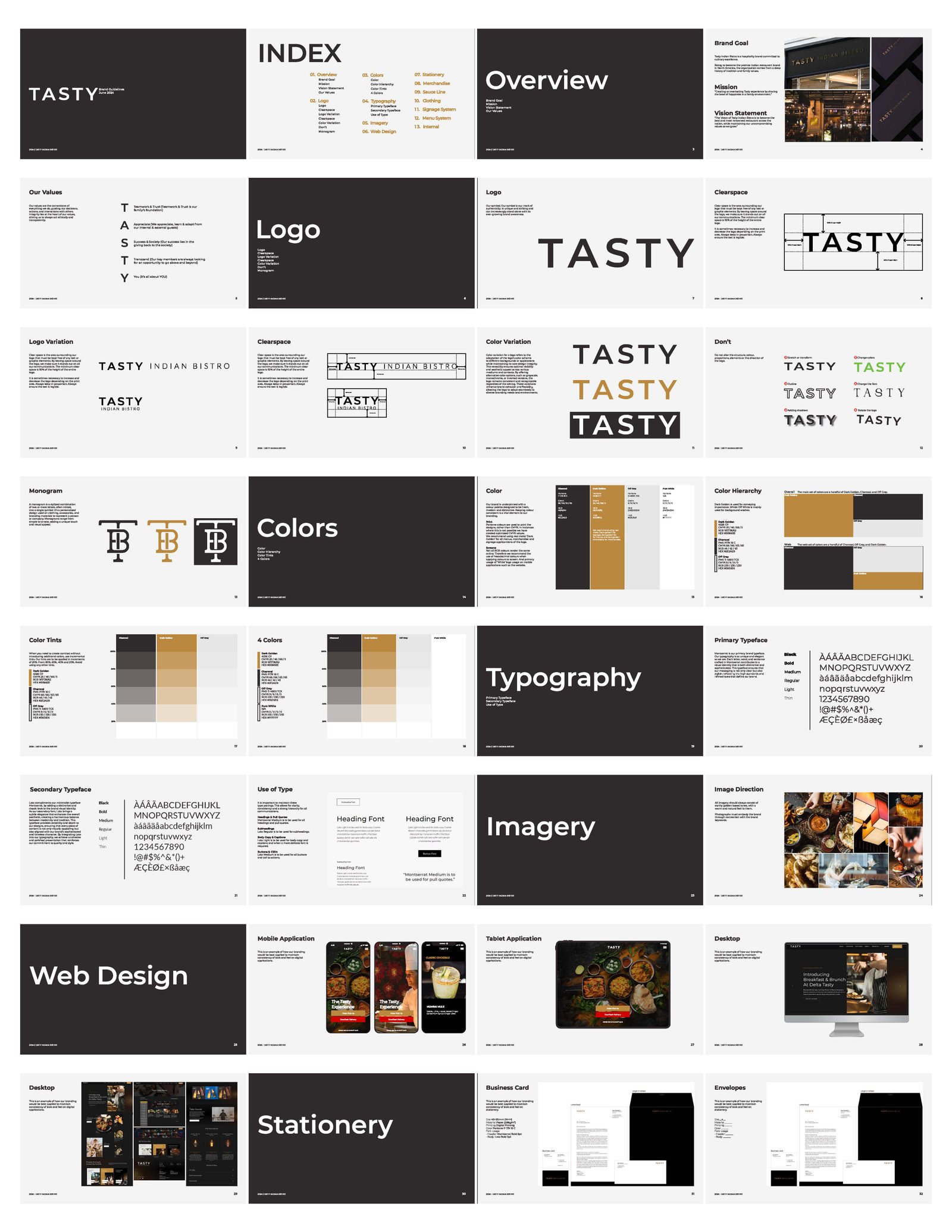 Tasty brand identity design