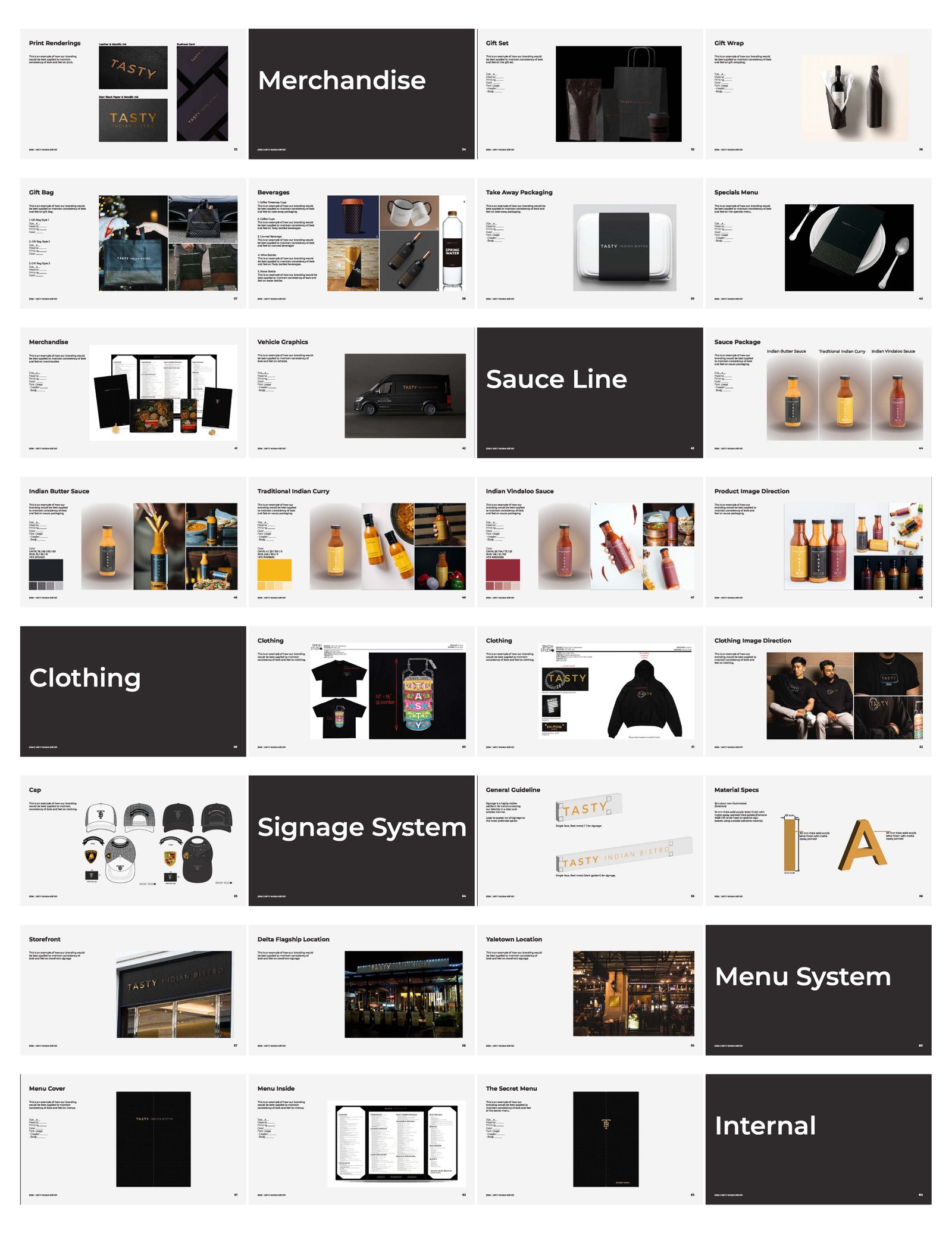 Tasty brand identity design